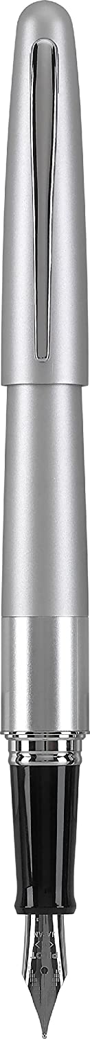 Pilot Metropolitan Silver Plain Fountain Pens