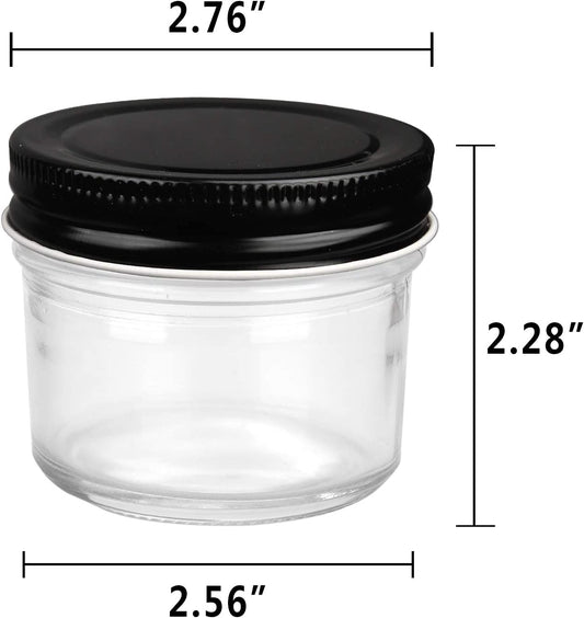 Posners 4oz Glass Jar With Lid