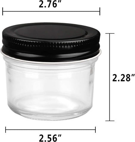 Glass Jar With Lid 4oz
