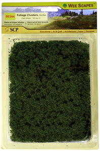 Foliage Cluster Bushes Pack 150 sq in Dark Green