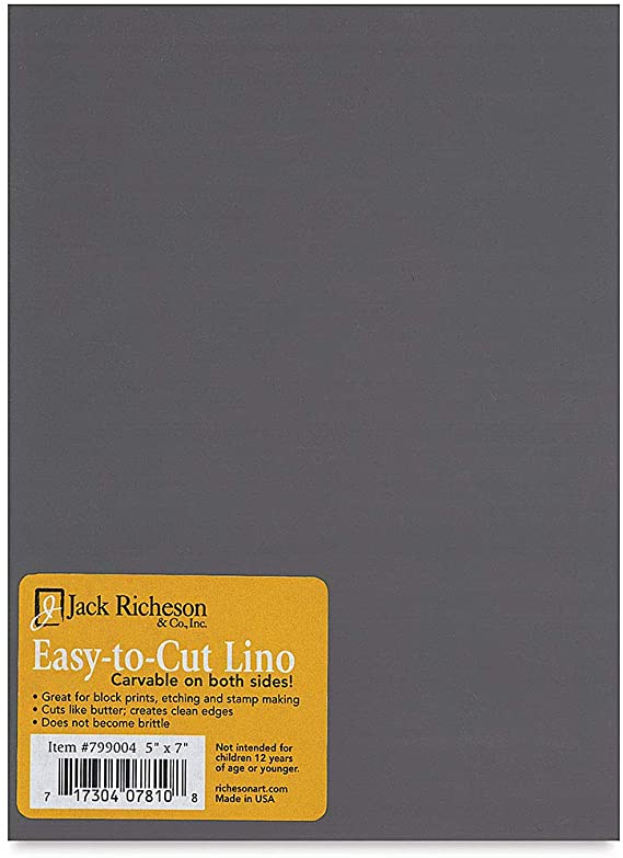 Jack Richeson Easy Cut Mounted Linoleum 5x7