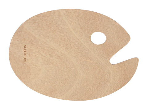Wood Palette Oval 10x14