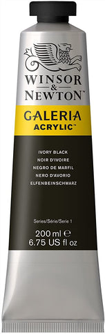 Galeria Acrylic 200ml Ivory Black