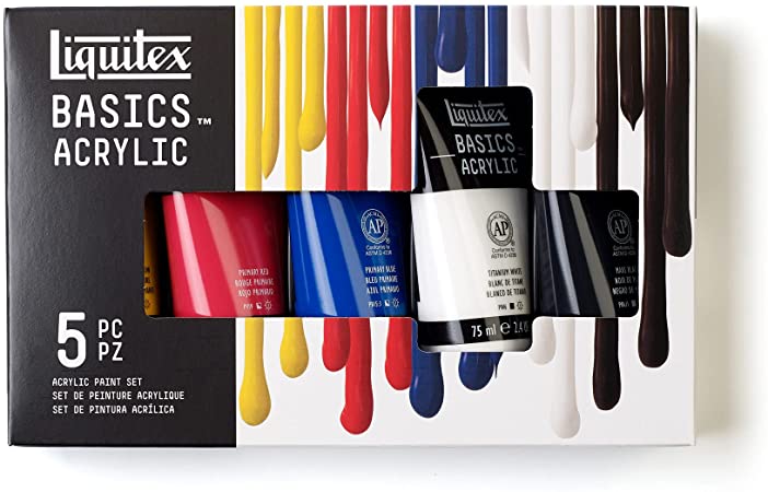 Liquitex 75ml Basics Acrylic Set of 5