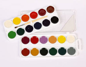 Jack Richeson 24 Pan Watercolor Set with Brush