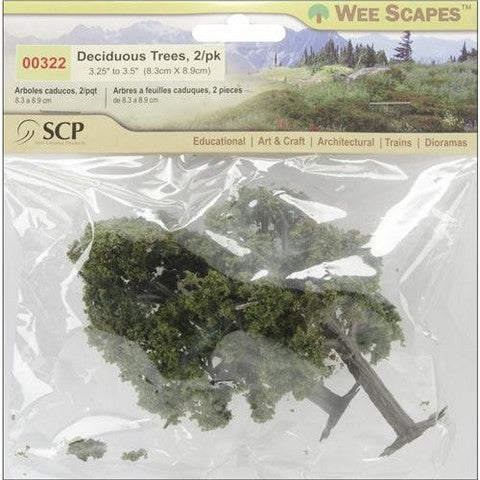 Deciduous Trees 3.25 to 3.5" 2 Pack