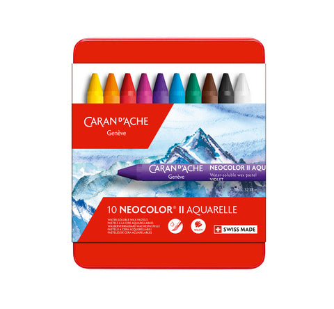 Caran D'Ache Classic Neocolor II Aquarelle Metal Box Sets