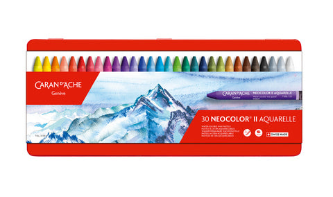 Caran D'Ache Classic Neocolor II Aquarelle Metal Box Sets