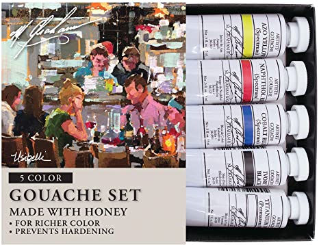 Gouache Set 5 Color Basic