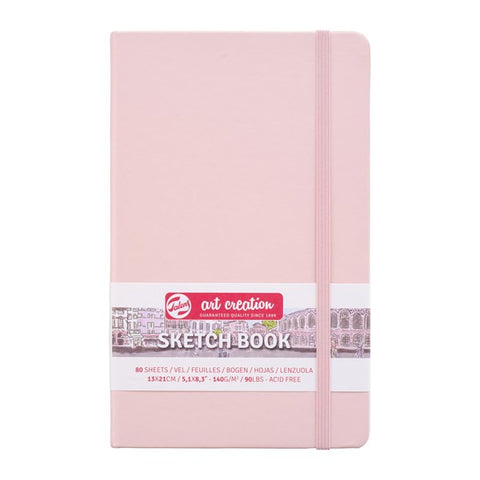 Art Creation Sketchbook 140g Pastel Pink Cover 13cm x 21cm