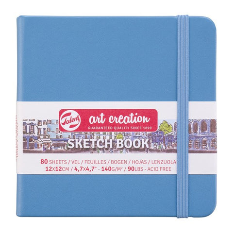 Art Creation Sketchbook 140g Light Blue Cover 12cm x 12cm