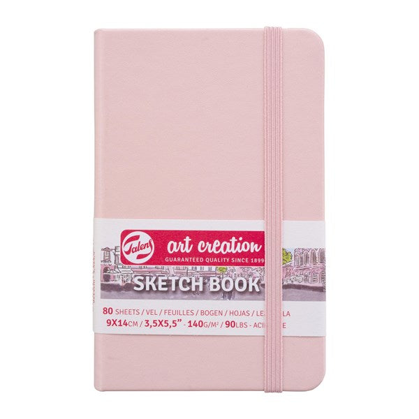 Art Creation Sketchbook 140g Pastel Pink Cover 9cm x 14cm