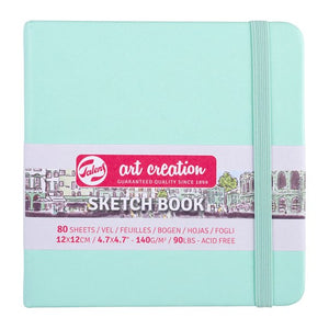 Art Creation Sketchbook 140g Fresh Mint Cover 12cm x 12cm