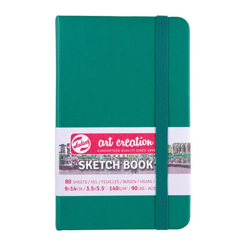 Art Creation Sketchbook 140g Forest Green Cover 9cm x 14cm