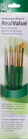 Princeton Brush Set Golden Taklon 9115