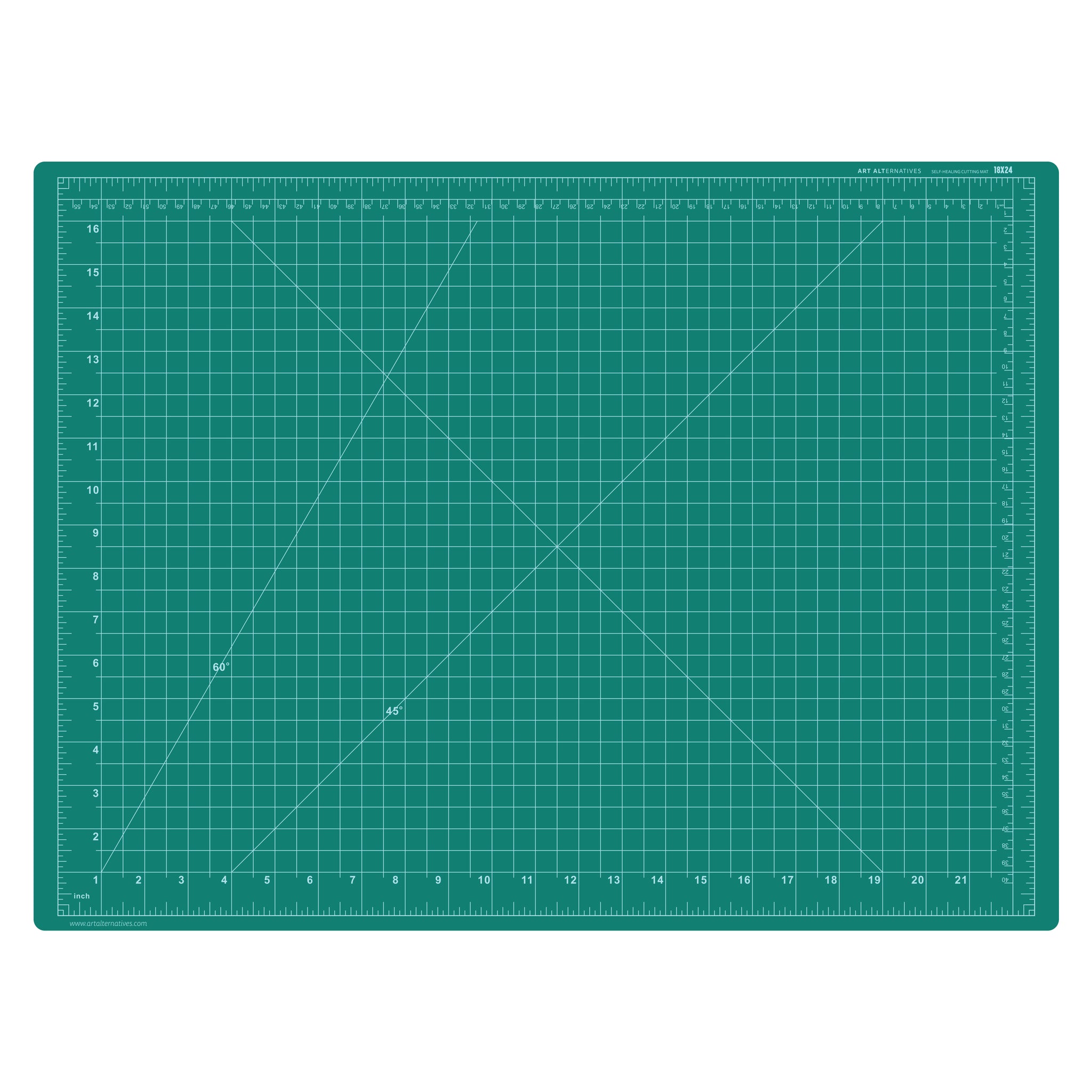 Cutting Mat 18x24 Green/Black