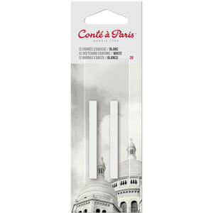 Conte Crayon  2-Pack White 2B