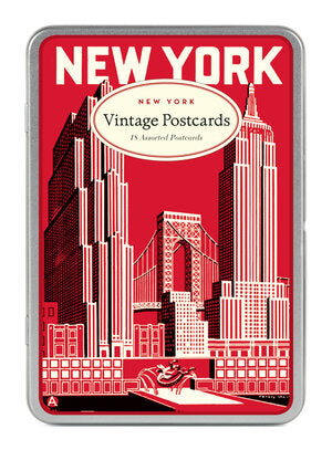Cavallini & Co Vintage Inspired Postcards in Tins