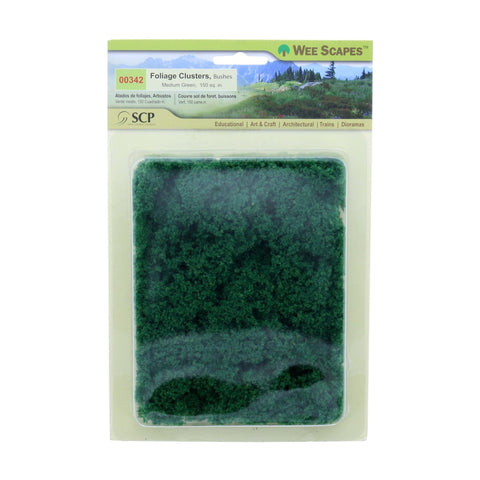 Foliage Cluster Bushes Pack 150 sq in Medium Green