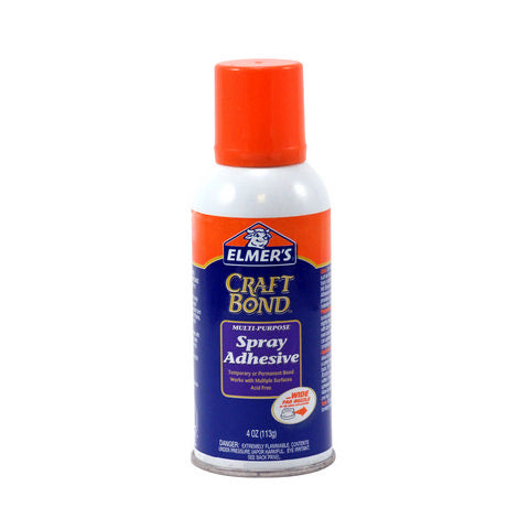 Elmers Spray Adhesive 4oz Craft Bond