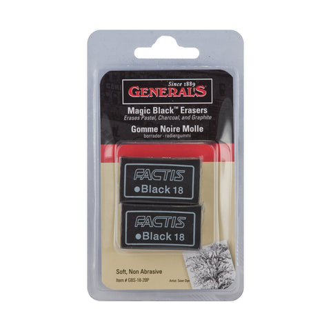 Factis Soft Black Charcoal and Graphite Eraser Individual