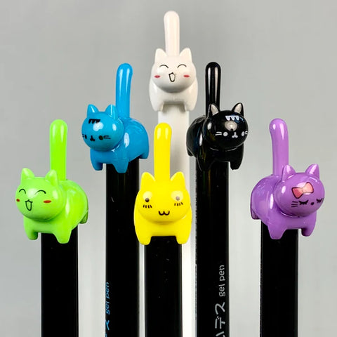 Cute Gel Pens Cat Tail