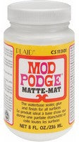 Plaid Matte Mod Podge