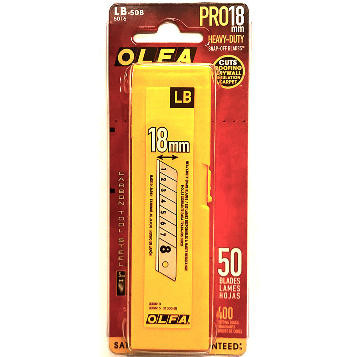 Olfa 50 Pack Snap Off Heavy Duty Blades