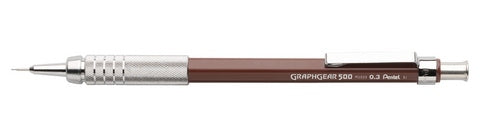 GraphGear 500 Mechanical Pencil .3mm Brown Barrel
