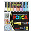 Paint Marker 8 Soft Color Set PC-3M Fine