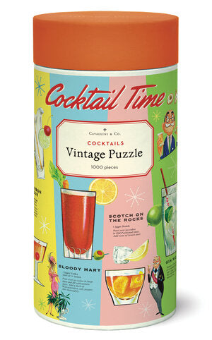 Cavallini & Co 1000 Piece Vintage Inspired Puzzles