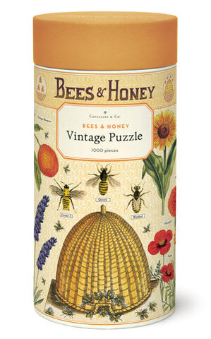 1000 Piece Puzzle  Vintage Inspired Bees & Honey