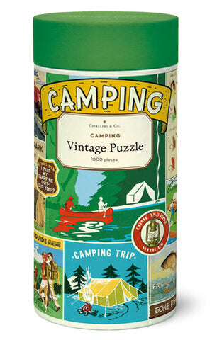 1000 Piece Puzzle Vintage Inspired Camping