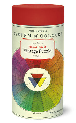 1000 Piece Puzzle Vintage Inspired Color Wheel