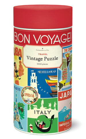 Cavallini & Co 1000 Piece Vintage Inspired Puzzles