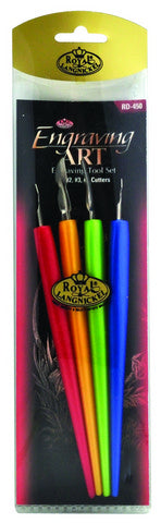 Royal Langnickel Set of 4 Scratchboard Engraving Tools