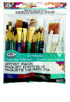 Royal Langnickel 50 Piece All Media Artist Pack Brush Set