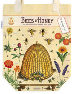 Tote Bag Vintage Inspired Bees & Honey