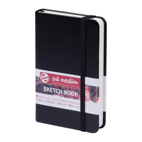 Art Creation Sketchbook 140g Black Cover 9cm x 14cm
