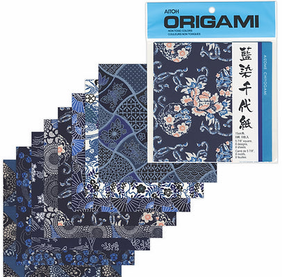 Origami Aizome Chiyogami