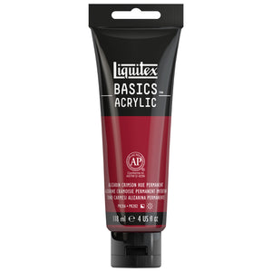 BASICS Acrylic Color 4oz Alizarin Crimson Hue