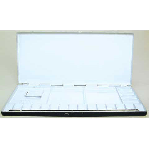 Posners 5in x 12in Aluminum 20 Well Folding Watercolor Palette