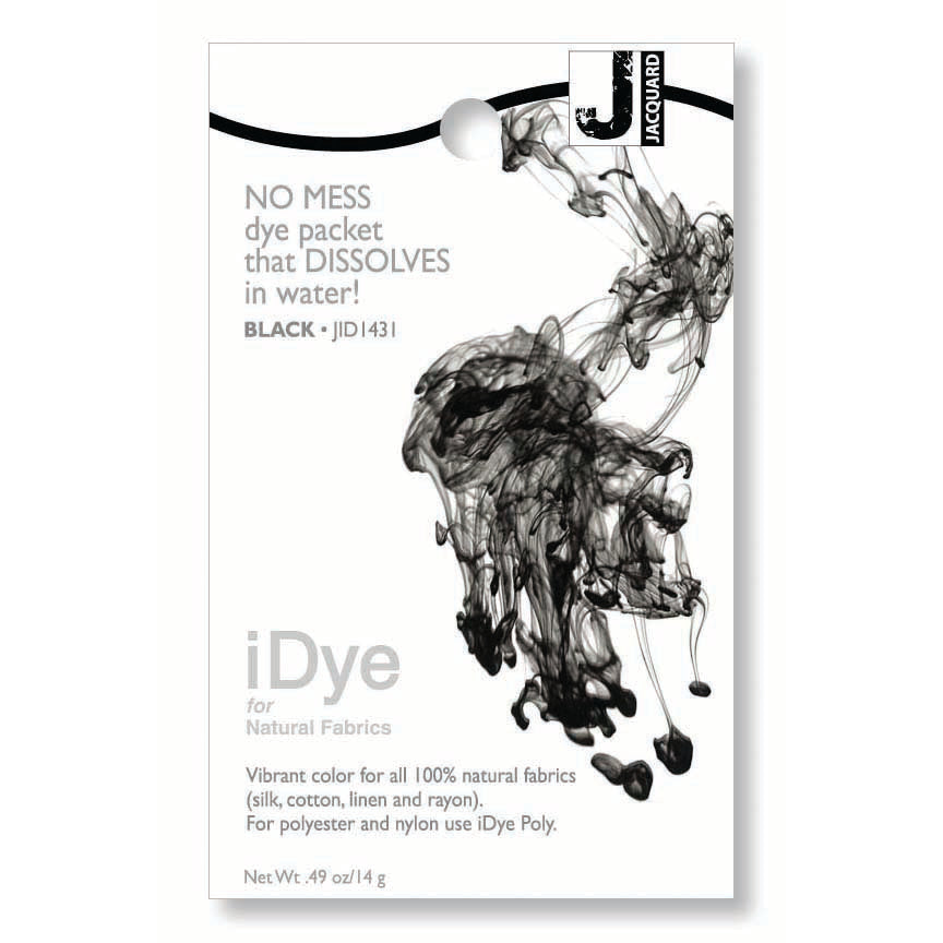 Jacquard 100% Natural Fabric iDye Black