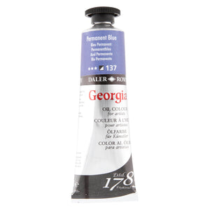 Georgian Oil Color 38ml Permanent Blue