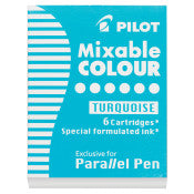 Parallel Pen Ink Refill Turquoise 6 Pack
