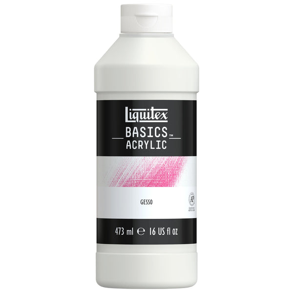 Liquitex Acrylic Gesso Surface Prep - White, 4oz Bottle