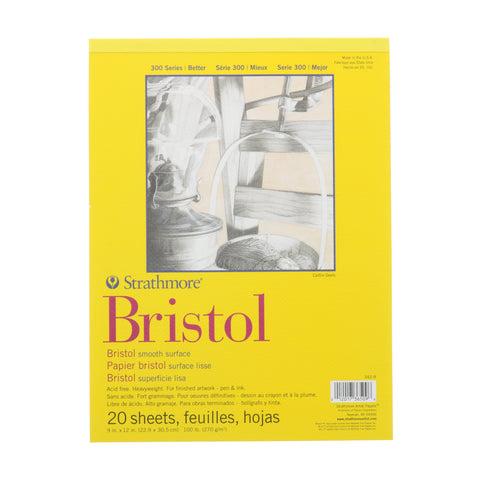 Bristol Paper Pad Smooth Surface 9x12