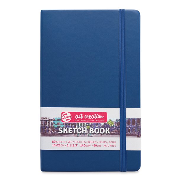 Art Creation Sketchbook 140g Navy Cover 9cm x 14cm