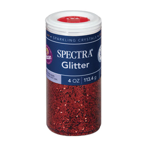 Spectra Glitter Sparkling Crystals 4oz Red