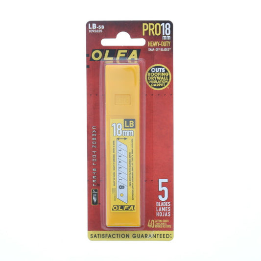 Olfa 5 Pack Heavy Duty Blades